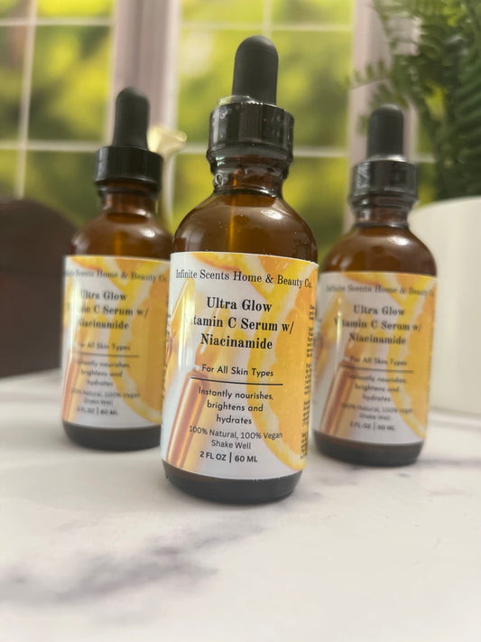 Ultra Glow Vitamin C  Facial Oil face Serum w/ Niacinamide